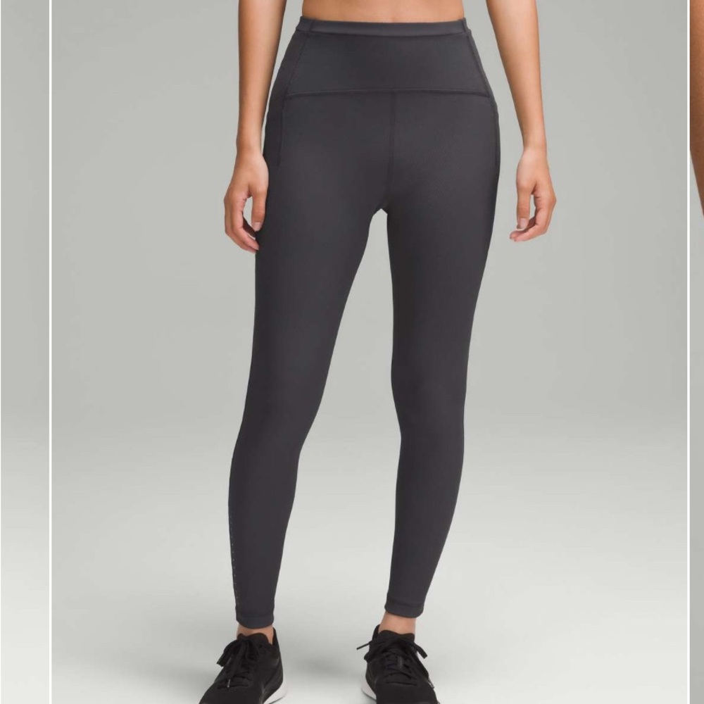 Lululemon Swift Speed High-Rise Ribbed Tight 28" Graphite Grey